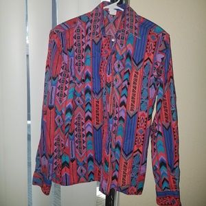 Aztec Button Down